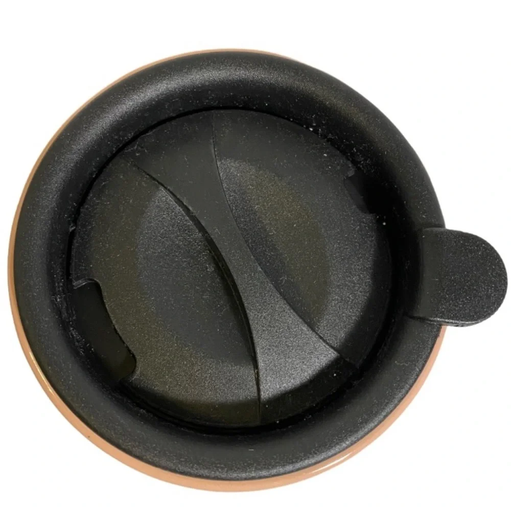Travel Coffee Mug Ceramic Includes Removable Lid Carpool Queen Crown on Side